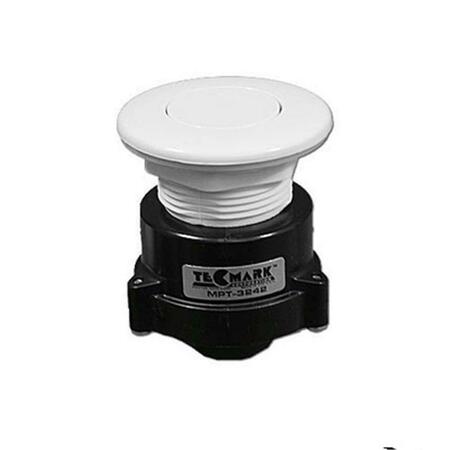 TECMARK High Volume Flush Mount Air Button, White MPT-3242